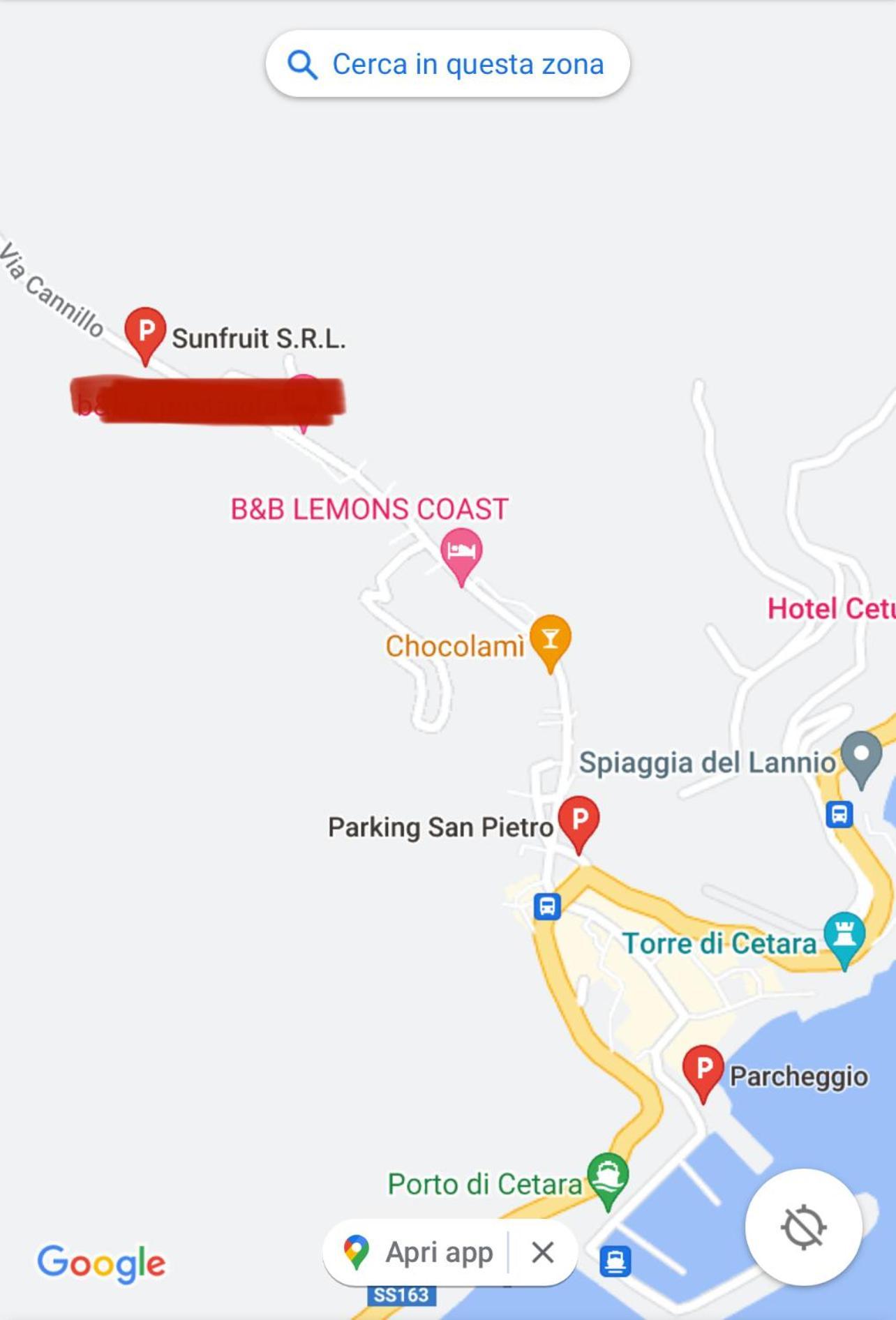 B&B Lemons Coast Cetara Eksteriør billede